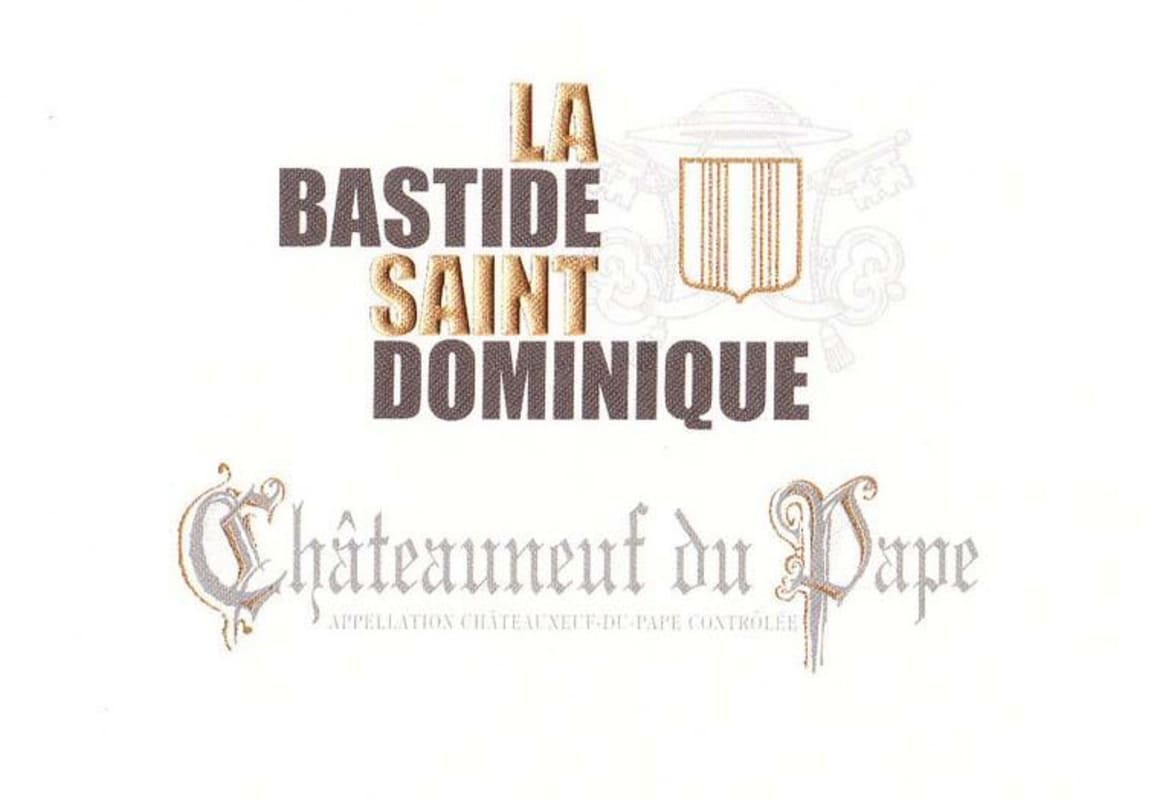 La Bastide Saint Dominique Chateauneuf-du-Pape Blanc 2014 Front Label