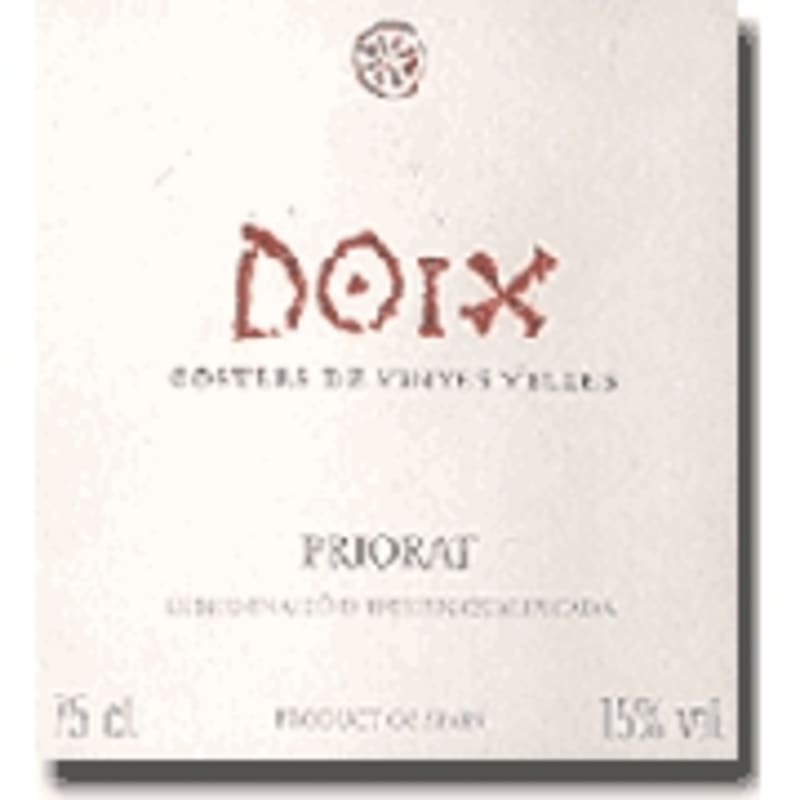 Mas Doix Costers de Vinyes Velles Priorat 2003 Front Label