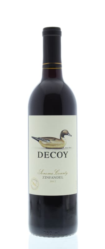 Decoy Zinfandel 2012 Front Bottle Shot