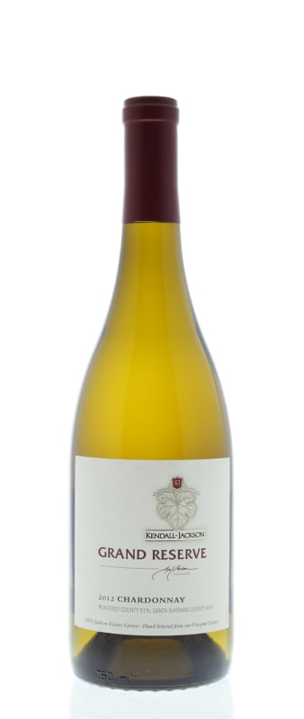 Kendall-Jackson Grand Reserve Chardonnay 2012 Front Bottle Shot