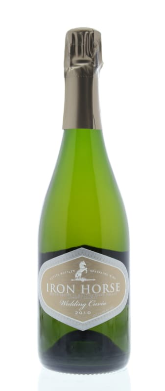 Iron Horse Wedding Cuvee 2010 Front Bottle Shot