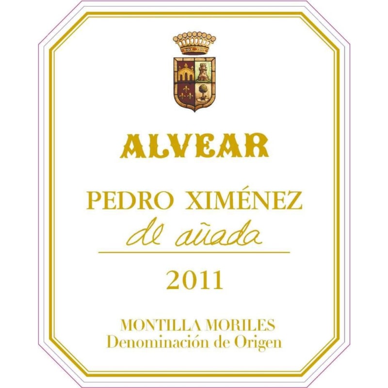 Alvear Ximenez de Anada (375ML half-bottle) 2011 Front Label