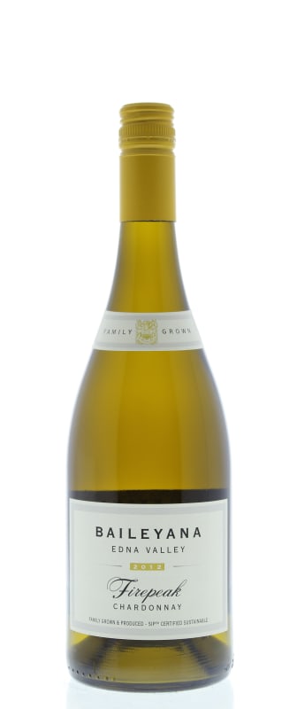Baileyana Firepeak Chardonnay 2012 Front Bottle Shot