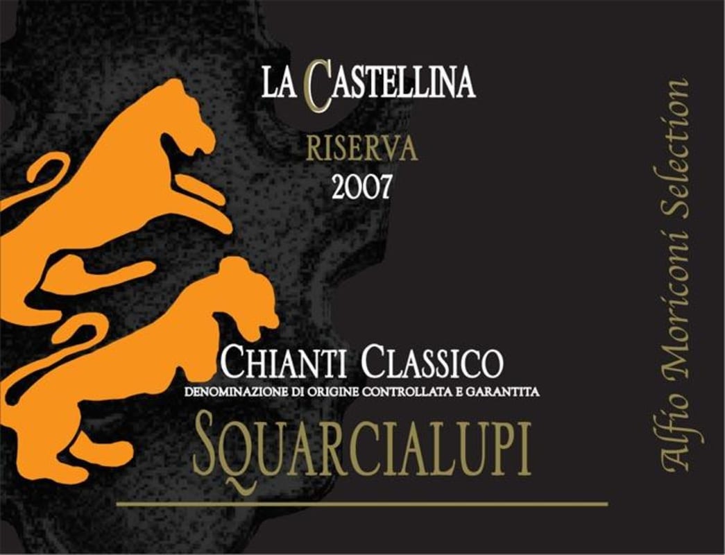 La Castellina Squarcialupi Chianti Classico Riserva 2007 Front Label