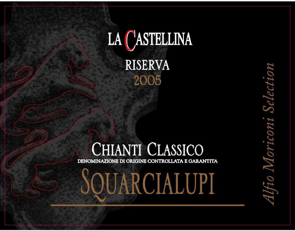 La Castellina Squarcialupi Chianti Classico Riserva 2005 Front Label