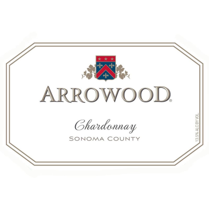 Arrowood Sonoma Chardonnay 2012 Front Label