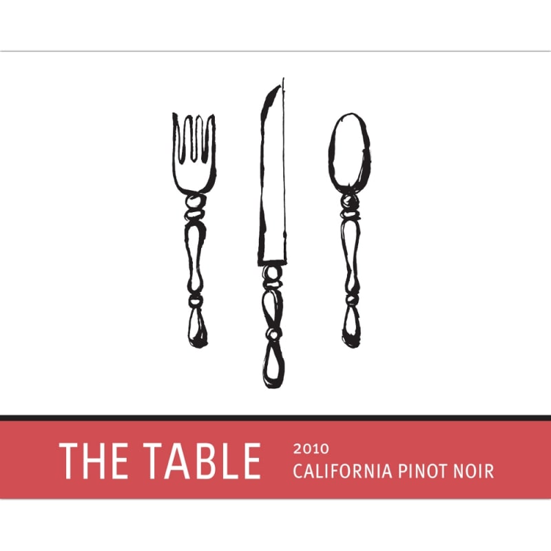 The Table Pinot Noir 2010 Front Label