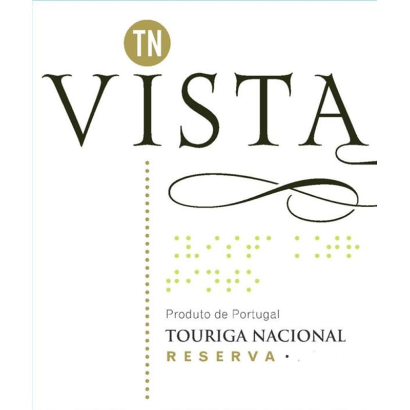 Alianca Vista Touriga Nacional 2010 Front Label