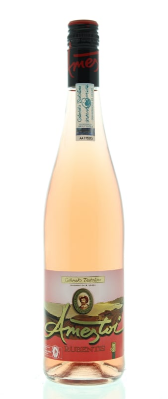 Ameztoi Getariako Txakolina Rubentis Rose 2013 Front Bottle Shot