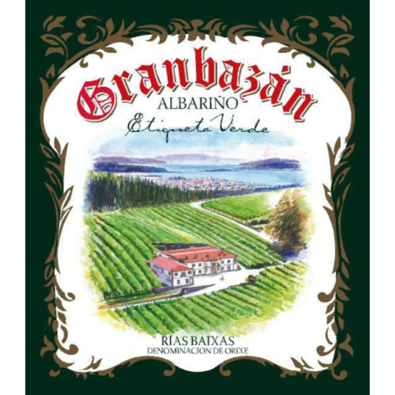 Granbazan Etiqueta Verde Albarino (375ML half-bottle) 2012 Front Label