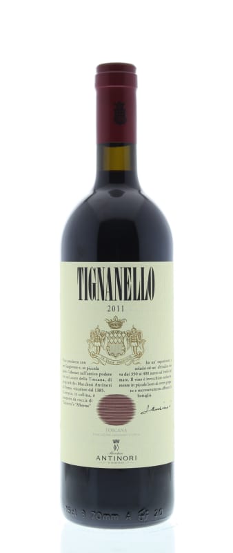Marchesi Antinori Tignanello 2011 Front Bottle Shot