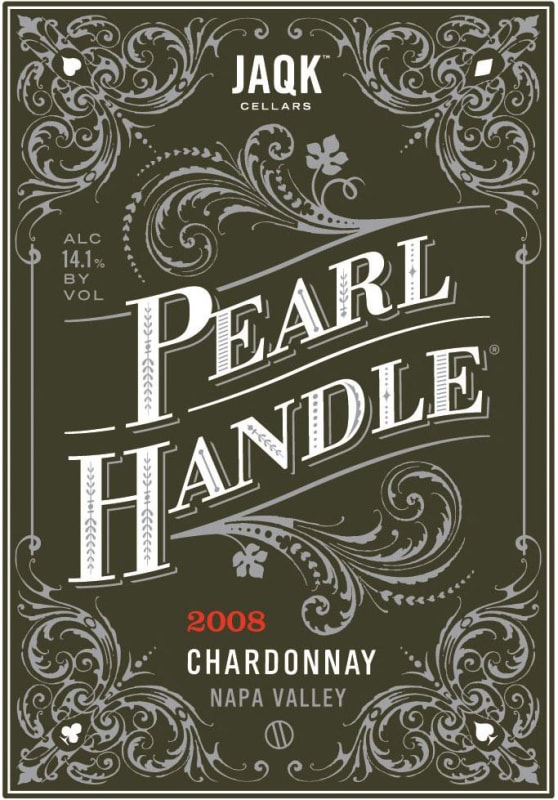 JAQK Cellars Pearl Handle Chardonnay 2008 Front Label