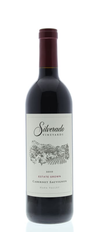 Silverado Estate Cabernet Sauvignon 2010 Front Bottle Shot