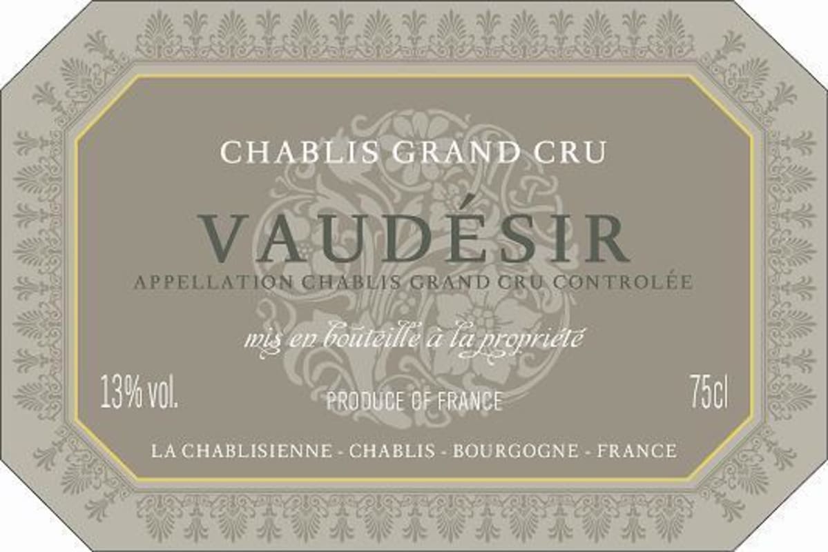 La Chablisienne Chablis Vaudesir Grand Cru 2010 Front Label
