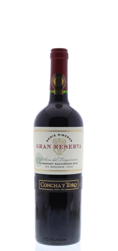 Concha y Toro Gran Reserva Serie Riberas Cabernet Sauvignon 2012 Front Bottle Shot