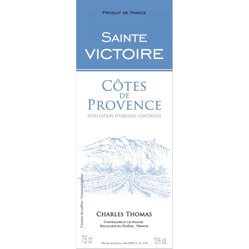 Sainte Victoire Provence Rose 2013 Front Label