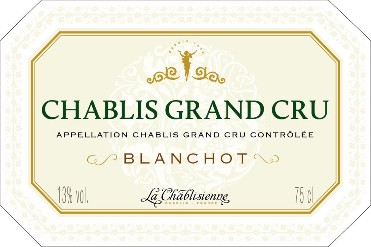 La Chablisienne Chablis Blanchot Grand Cru 2011 Front Label