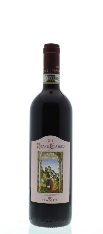 Banfi Chianti Classico 2012 Front Bottle Shot