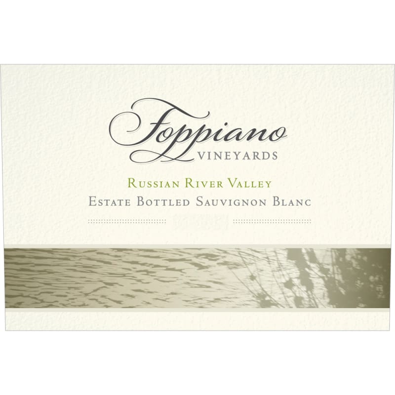 Foppiano Estate Sauvignon Blanc 2012 Front Label