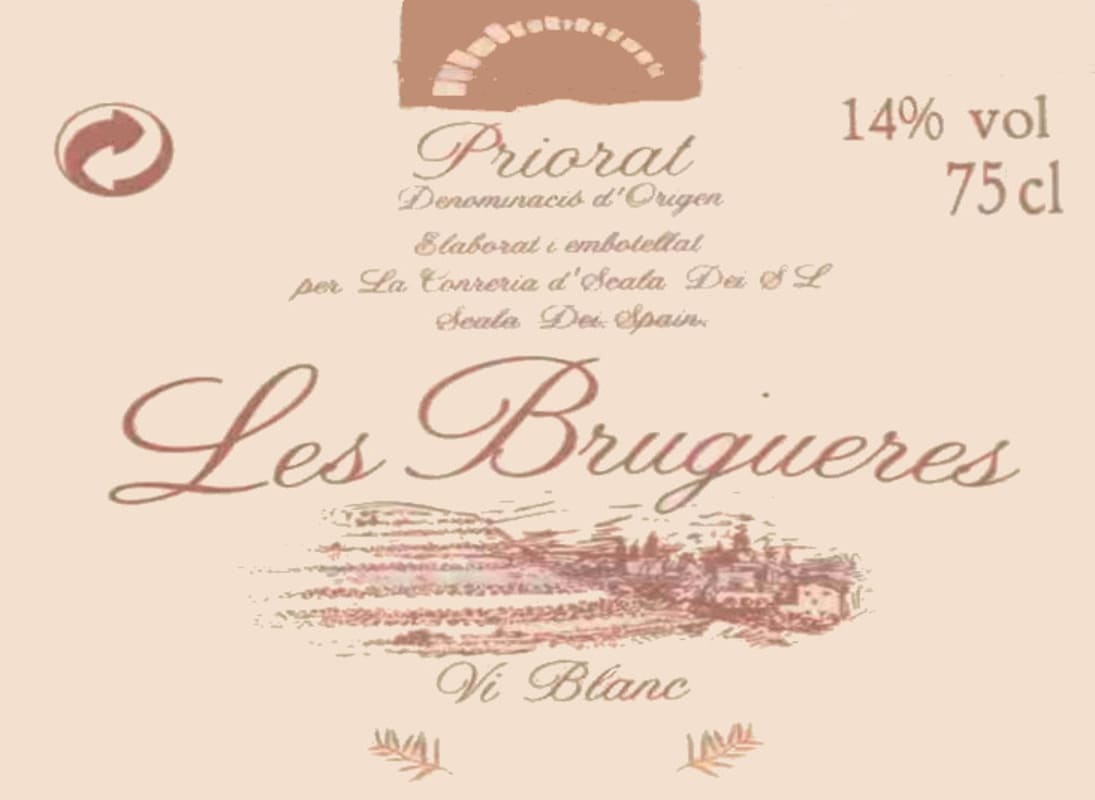 Conreria d'Scala Dei Les Brugueres 2004 Front Label