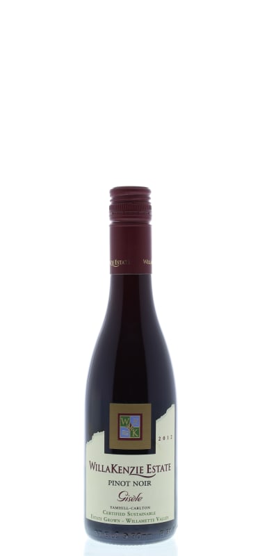 WillaKenzie Estate Gisele Pinot Noir (375ML half-bottle) 2012 Front Bottle Shot