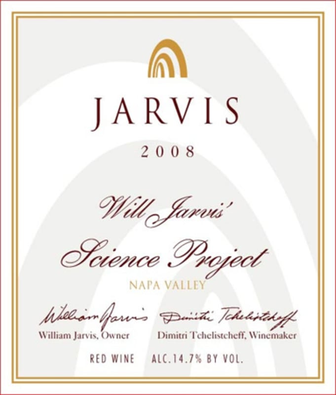 Jarvis Science Project 2008 Front Label