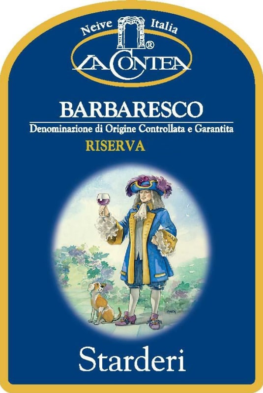 La Contea Barbaresco Starderi Riserva 2008 Front Label