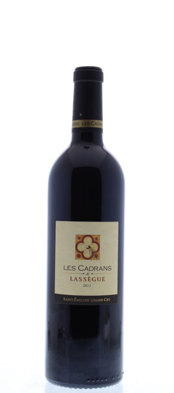 Chateau Lassegue Les Cadrans de Lassegue Grand Cru 2011 Front Bottle Shot