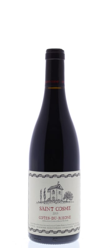Chateau de Saint Cosme Cotes-du-Rhone 2013 Front Bottle Shot