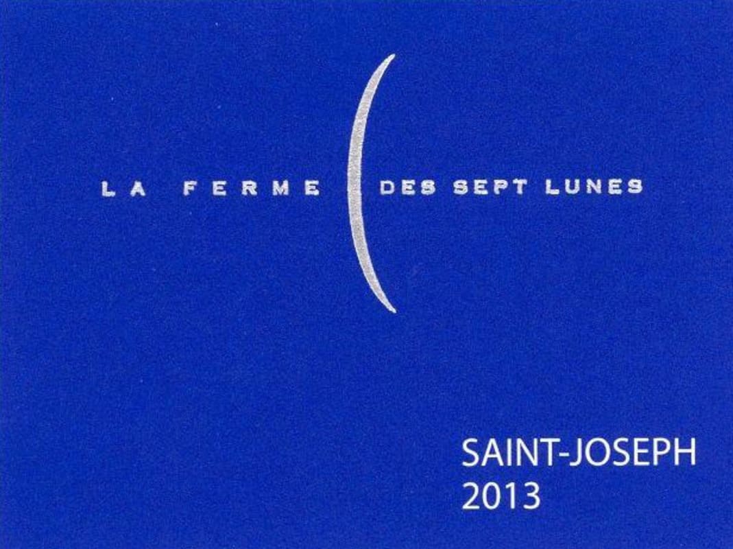 La Ferme des Sept Lunes Saint-Joseph Blanc 2013 Front Label