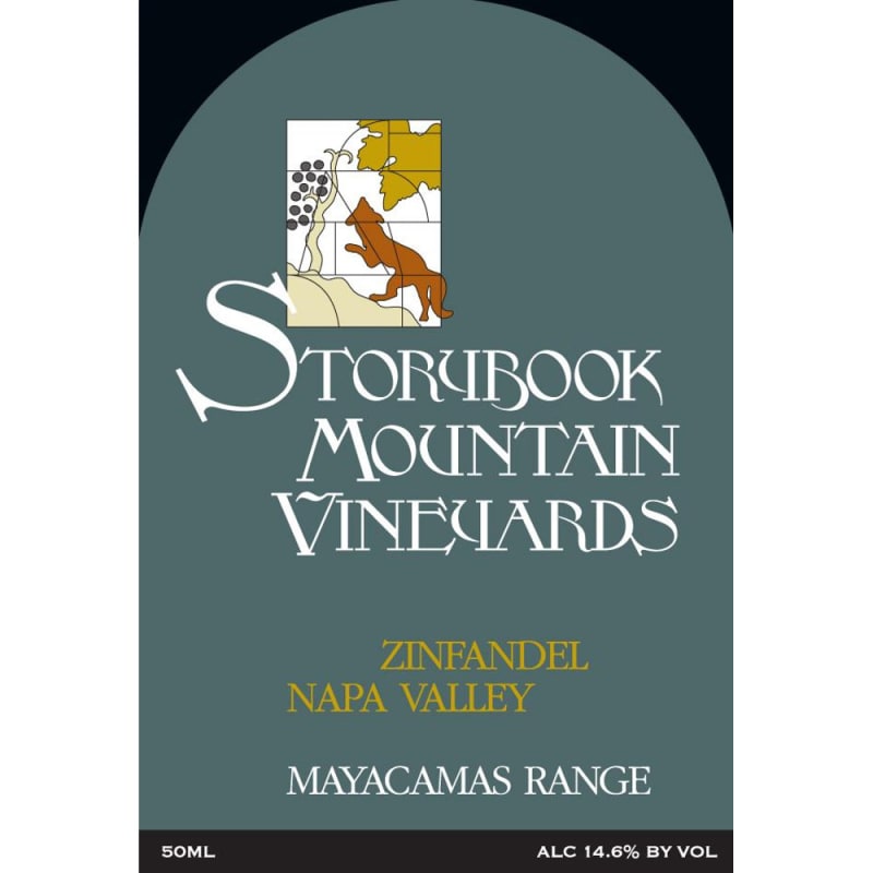 Storybook Mountain Mayacamas Range Zinfandel 2010 Front Label