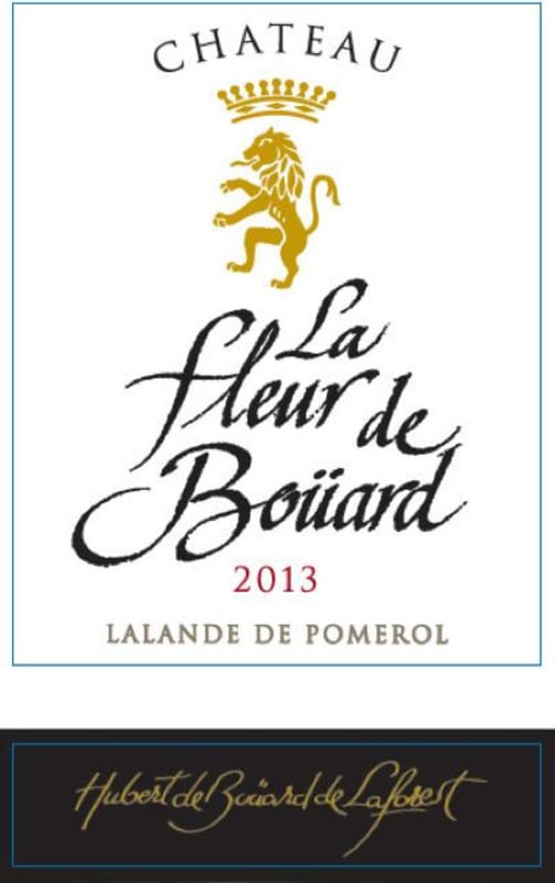 Chateau La Fleur de Bouard Lalande de Pomerol 2013 Front Label