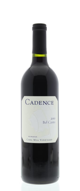 Cadence Cara Maria Vineyard Bel Canto 2010 Front Bottle Shot