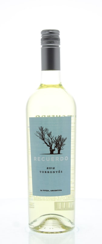 Recuerdo Torrontes 2012 Front Bottle Shot