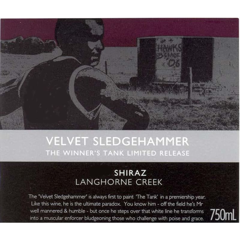 The Winner's Tank Shiraz 2012 Front Label