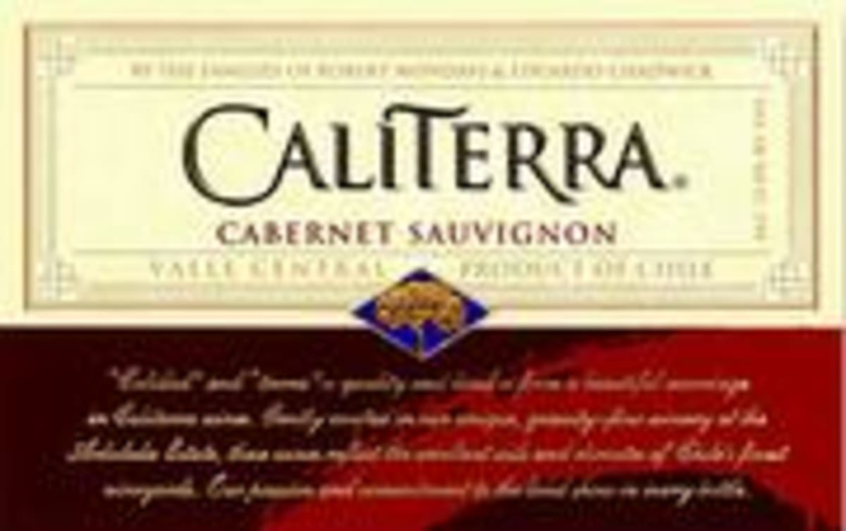 Caliterra Cabernet Sauvignon 1999 Front Label