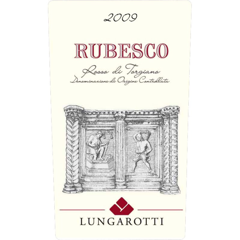 Lungarotti Rubesco Rosso di Torgiano 2009 Front Label