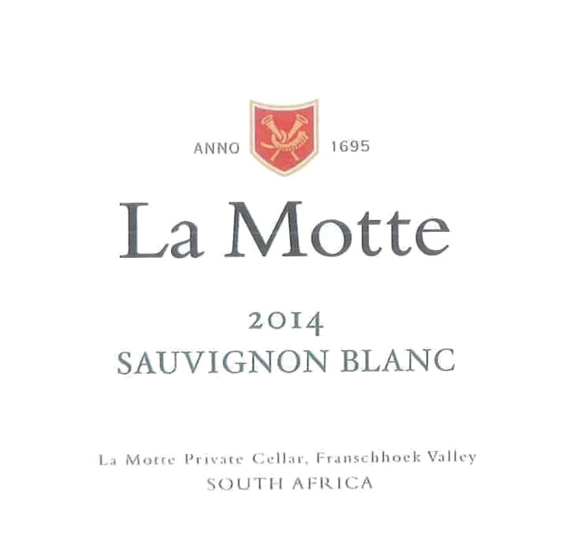 La Motte Sauvignon Blanc 2014 Front Label