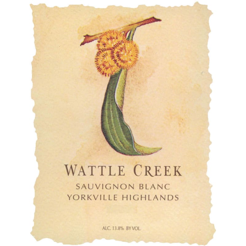 Wattle Creek Yorkville Highlands Sauvignon Blanc 2012 Front Label
