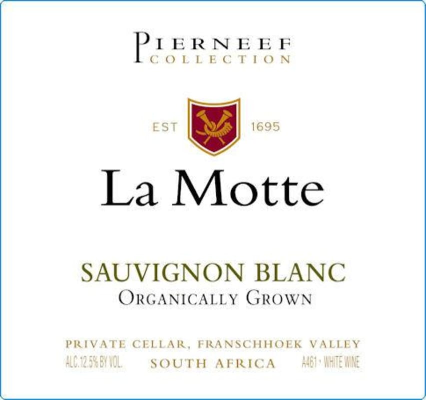 La Motte Pierneef Collection Organically Grown Sauvignon Blanc 2014 Front Label