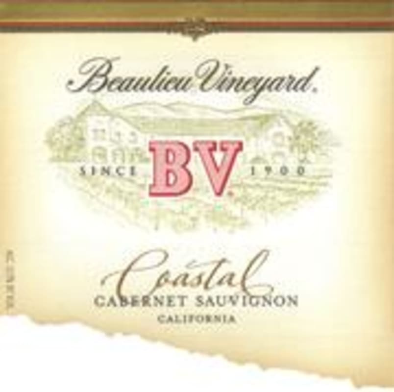 Beaulieu Vineyard BV Coastal Estates Cabernet Sauvignon (375ML half-bottle) 1997 Front Label