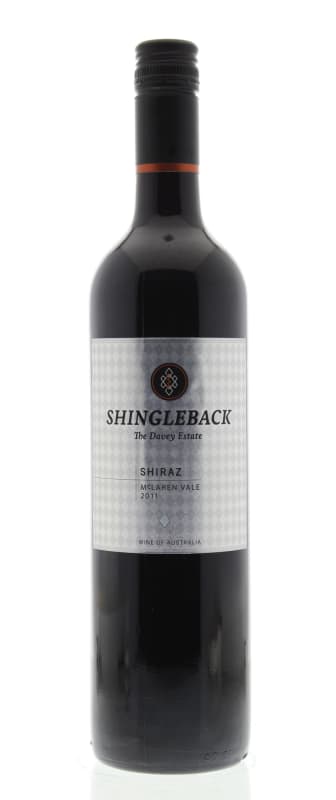 Shingleback The Davey Estate Shiraz 2011 Front Bottle Shot