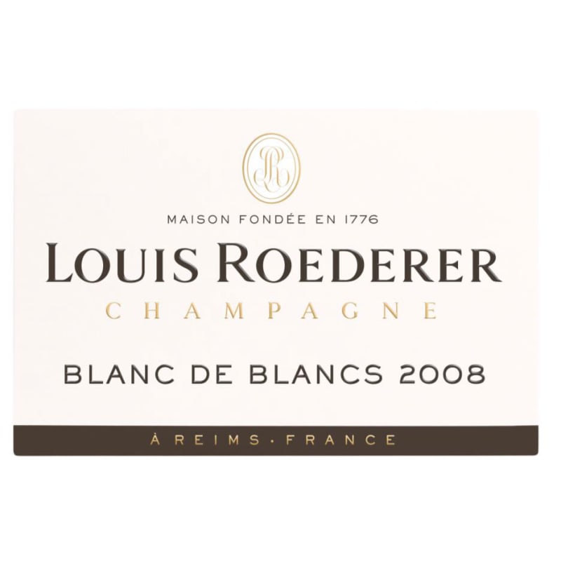 Louis Roederer Blanc de Blancs 2008 Front Label