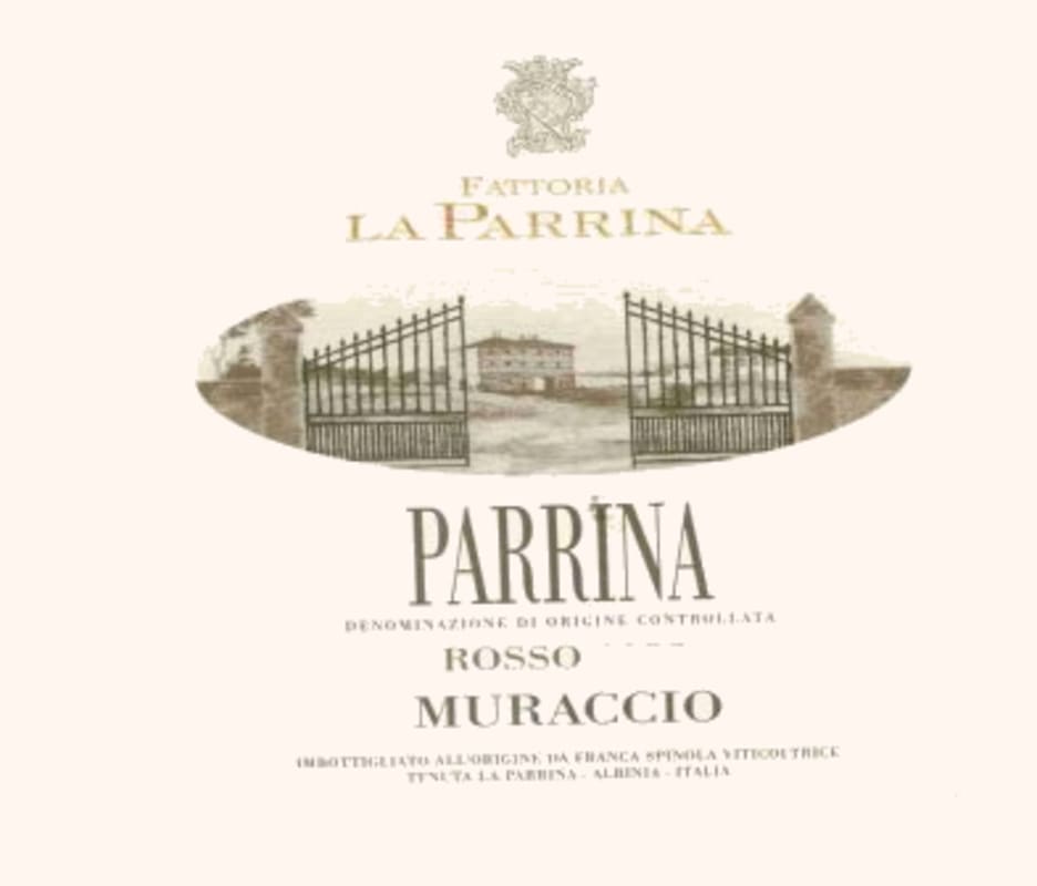 La Parrina Muraccio Parrina Rosso 2004 Front Label