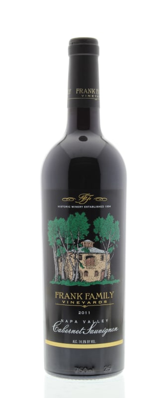 Frank Family Vineyards Cabernet Sauvignon 2011 Front Bottle Shot