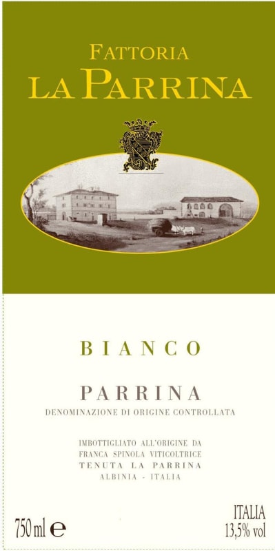 La Parrina Toscana Bianco 2014 Front Label