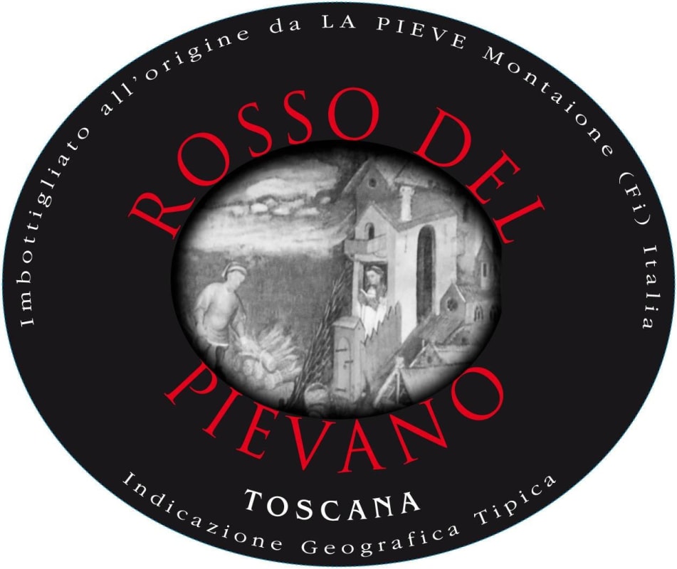 La Pieve Rosso del Pievano Toscana 2010 Front Label