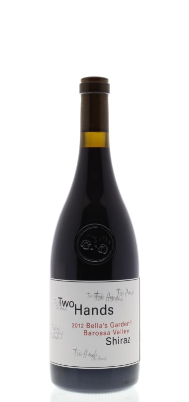 Two Hands Bella's Garden Shiraz 2012 Front Bottle Shot