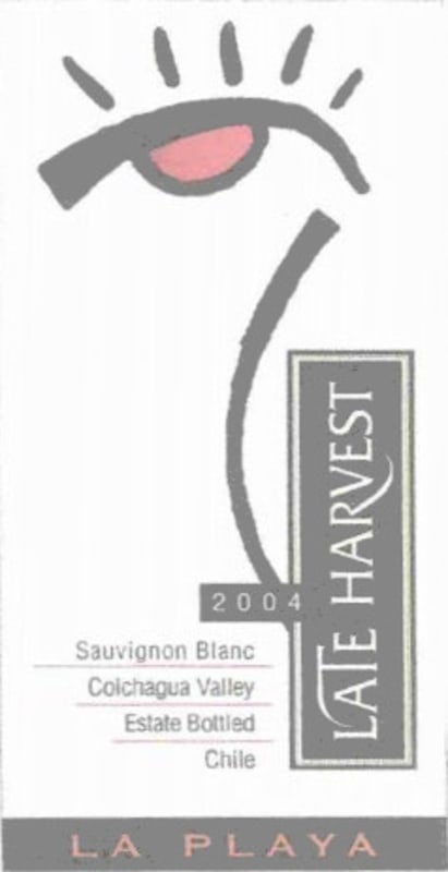 La Playa Late Harvest Sauvignon Blanc (375ML half-bottle) 2004 Front Label