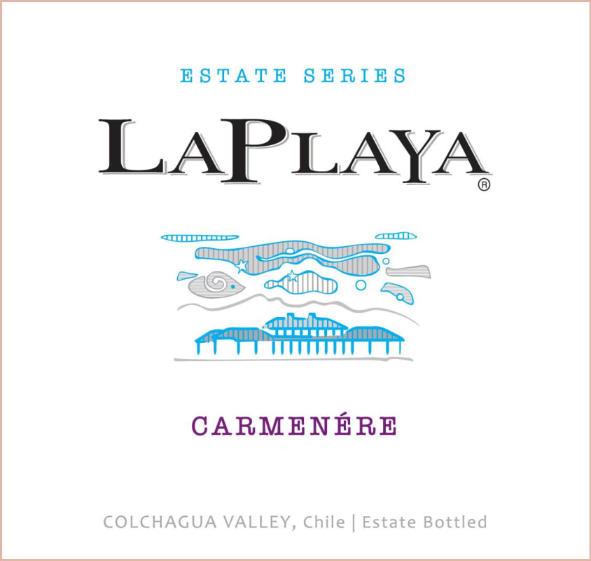 La Playa Estate Series Carmenere 2014 Front Label